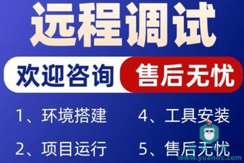 远程协助安装运行项目安装运行环境远程调试代码